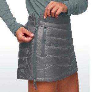 SKHOOP Mini Down Skirt Size S Graphite